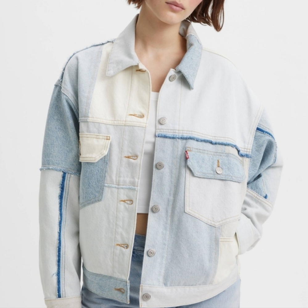 Levi's Patchwork Denim Jacket - image 7